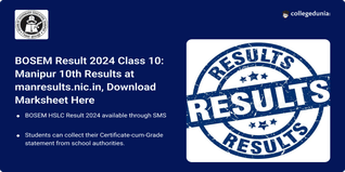 BOSEM Result 2024 Class 10: Manipur 10th Results at manresults.nic.in, Download Marksheet Here